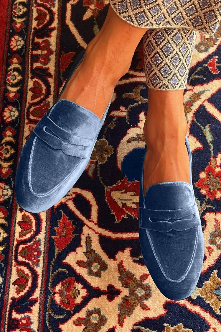 BRENDA™ | VELVET LOAFERS