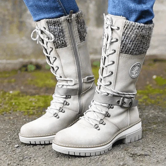 FROSTLUXE™ | WATERPROOF LACE UP BOOTS
