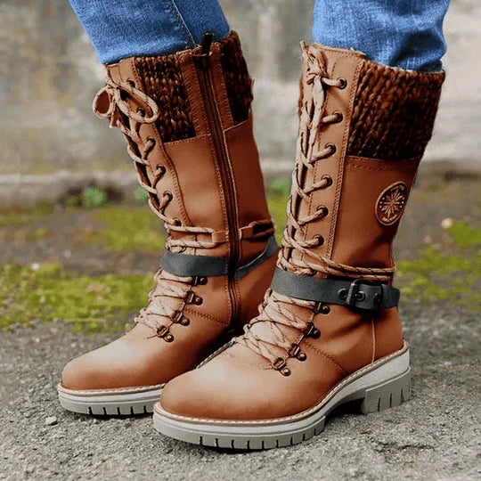 FROSTLUXE™ | WATERPROOF LACE UP BOOTS