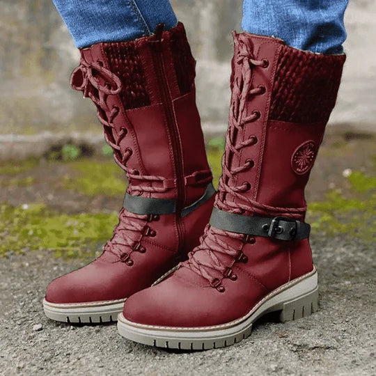 FROSTLUXE™ | WATERPROOF LACE UP BOOTS