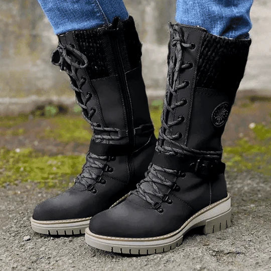 FROSTLUXE™ | WATERPROOF LACE UP BOOTS