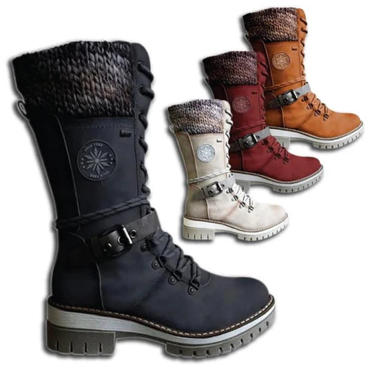 FROSTLUXE™ | WATERPROOF LACE UP BOOTS