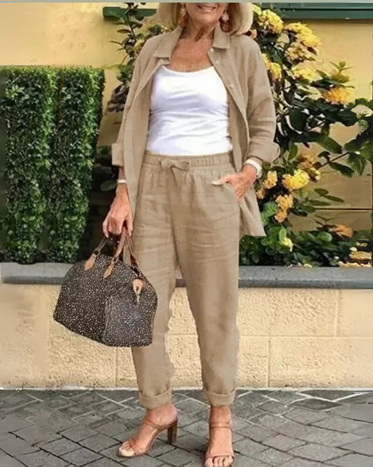 AIRENA™ | SHIRT AND PANTS SET