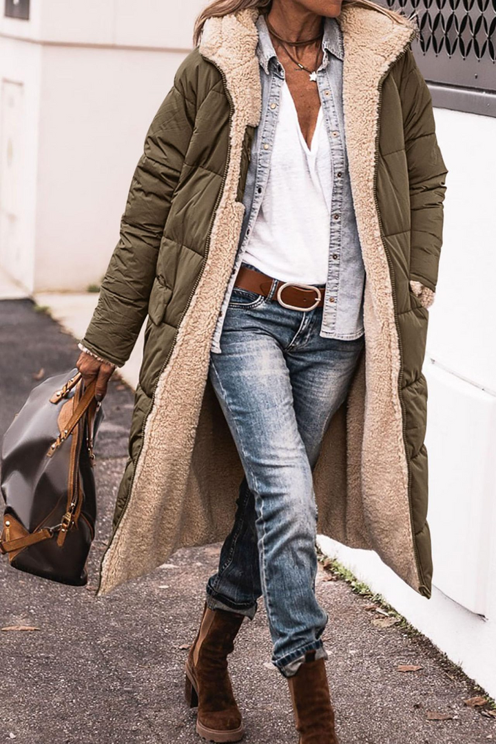 JOHNA™ | LUXE REVERSIBLE SHERPA COAT