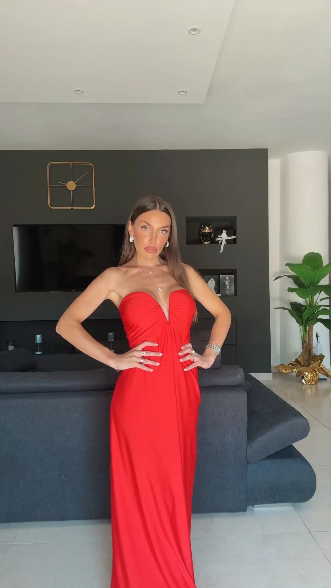 INGRID™ | SWEETHEART NECKLINE MAXI DRESS