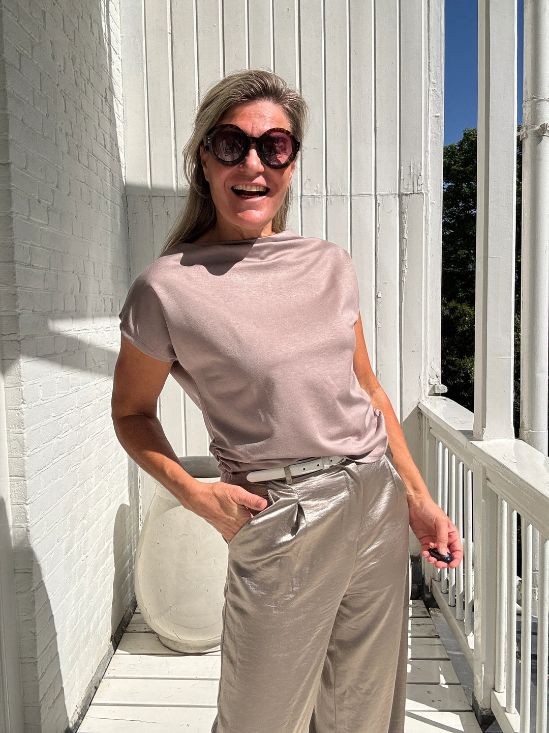 WILLIE™ | CARTOUCHE PRINT TOP