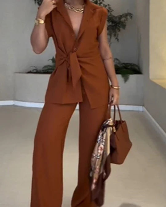 IVELE™ | ELEGANT HIGH WAISTED PANTS SET