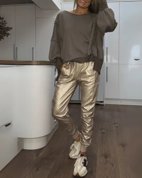 BRINA™ | CASUAL TOP AND PANTS SET