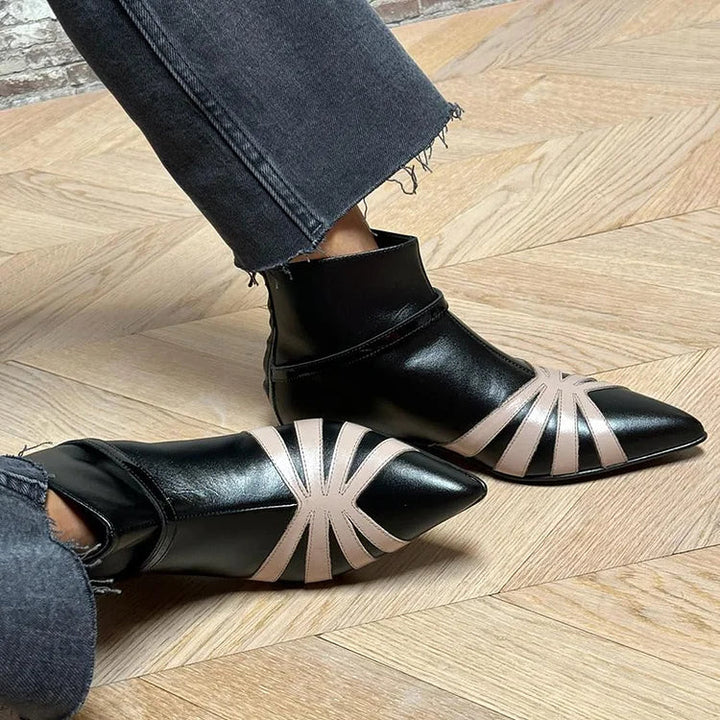 GINA™ | GEOMETRIC ANKLE BOOTS
