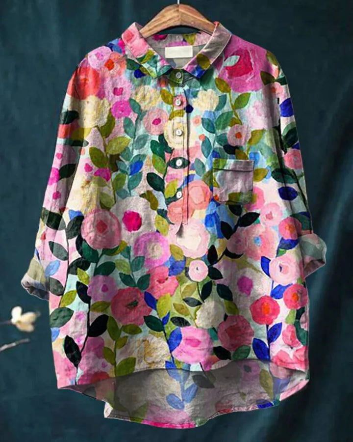 LILA™ | ELEGANT FLORAL BLOUSE