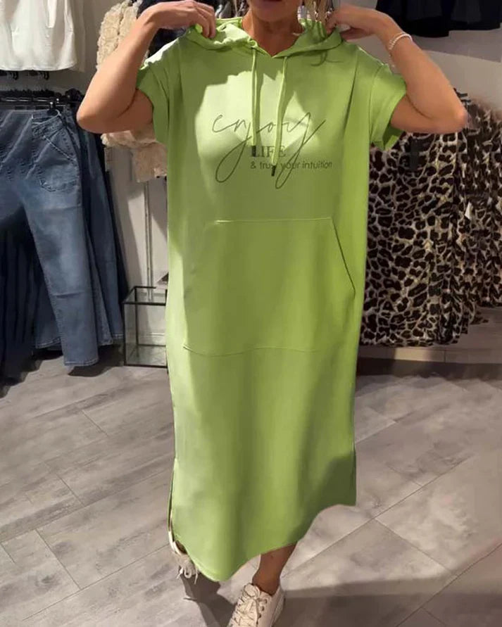 SASKIA™ | CASUAL HOODIE DRESS