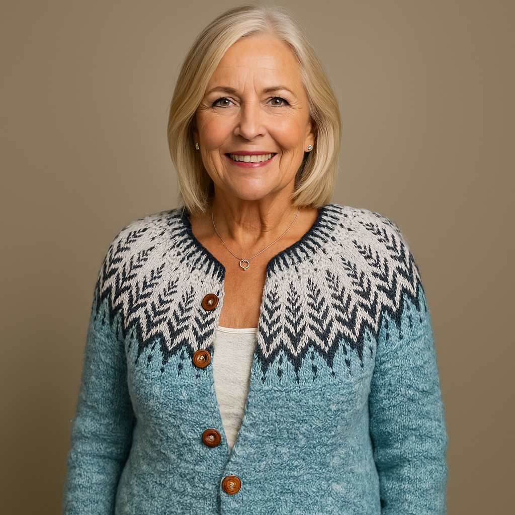 Brooke™ | Retro Icelandic Cardigan