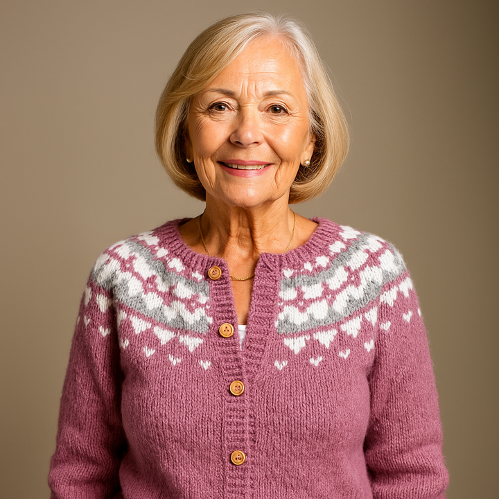 Brooke™ | Retro Icelandic Cardigan