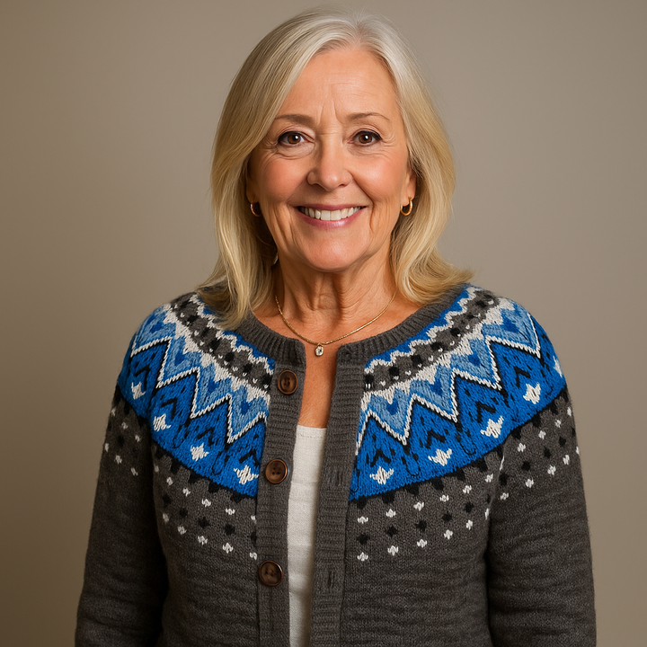 Brooke™ | Retro Icelandic Cardigan