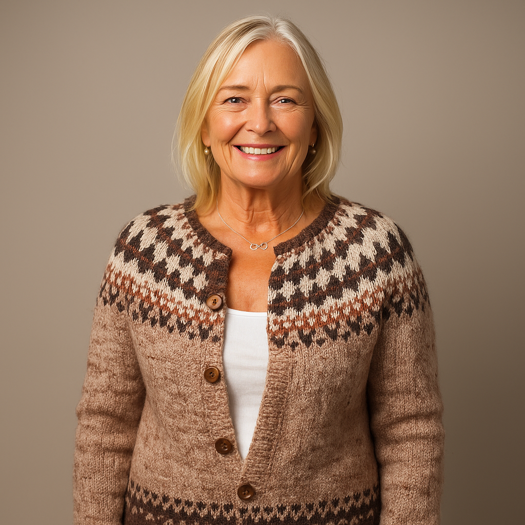 Brooke™ | Retro Icelandic Cardigan