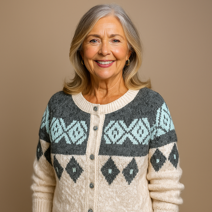 Brooke™ | Retro Icelandic Cardigan