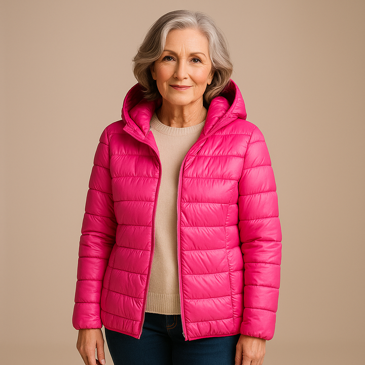 Brooke™ | Hooded Puffer Jacket - Pink