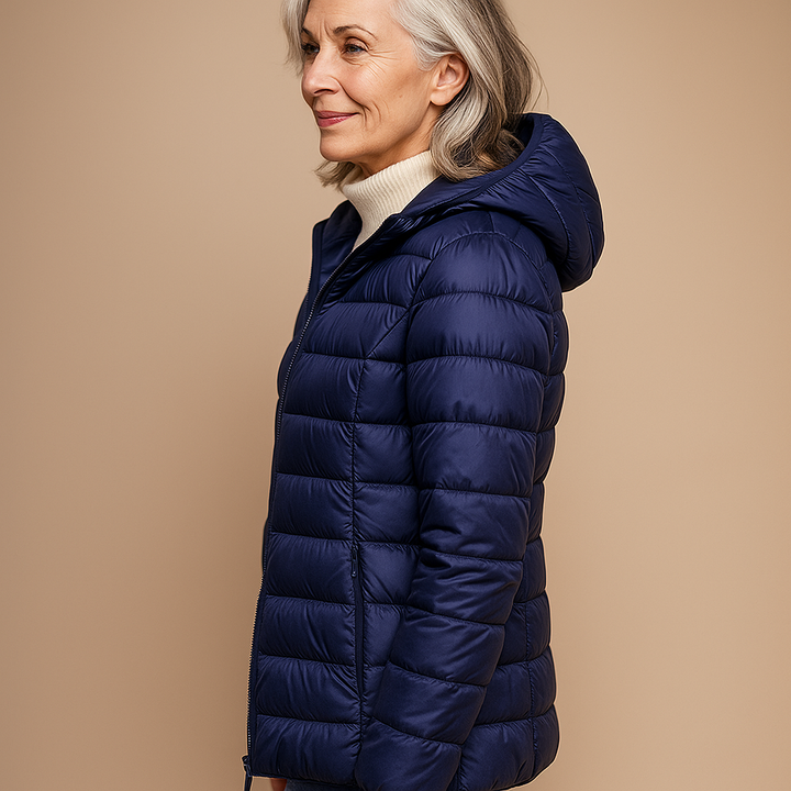 Brooke™ | Hooded Puffer Jacket - Dark Blue
