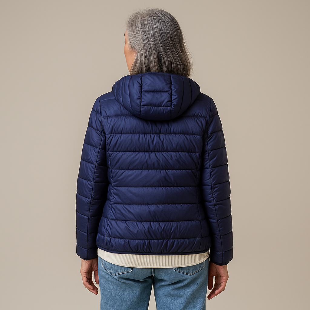 Brooke™ | Hooded Puffer Jacket - Dark Blue
