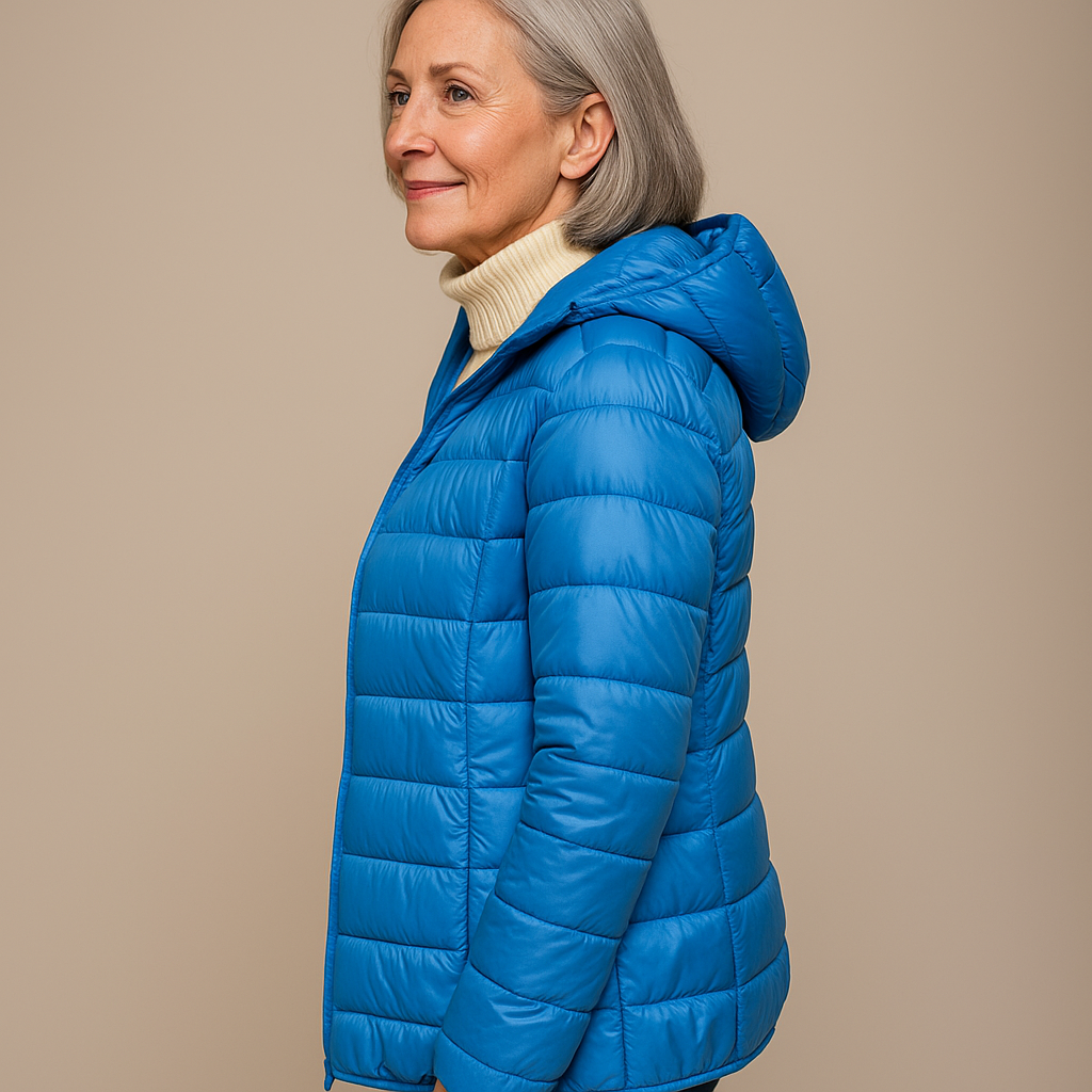 Brooke™ | Hooded Puffer Jacket - Blue