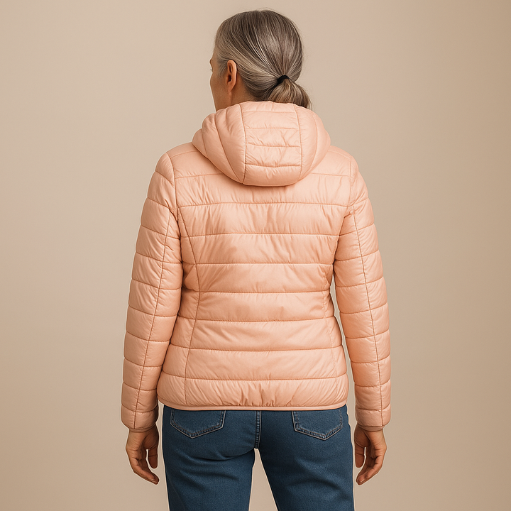 Brooke™ | Hooded Puffer Jacket - Light Pink