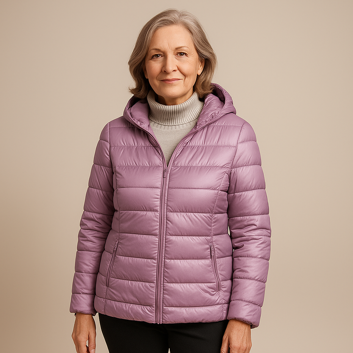 Ruth & Eleanor™ | Hooded Puffer Jacket - light purple
