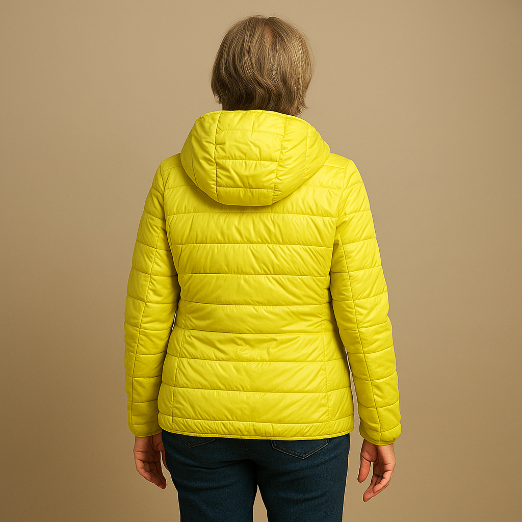 Brooke™ | Hooded Puffer Jacket - Yellow