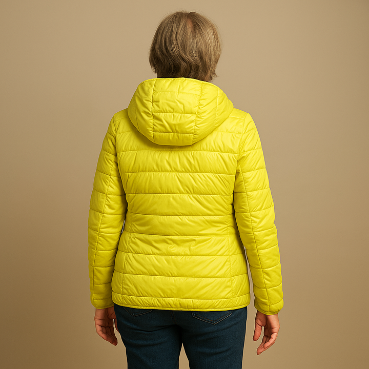 Brooke™ | Hooded Puffer Jacket - Yellow