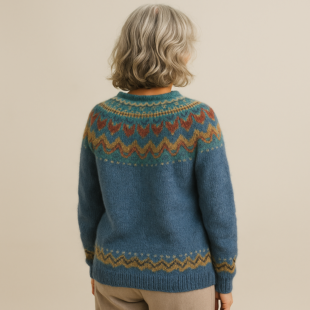 AMELIA™ | VINTAGE CREW NECK SWEATER