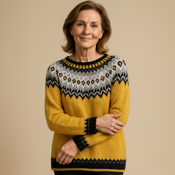 VIOLA™ | WOMEN JACQUARD SWEATER