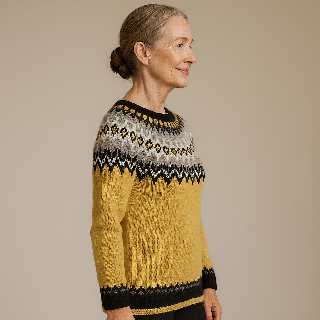 VIOLA™ | WOMEN JACQUARD SWEATER