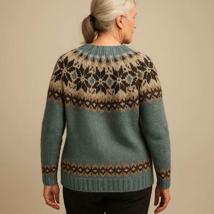 NORA™ | VINTAGE ICELANDIC KNITTED SWEATER