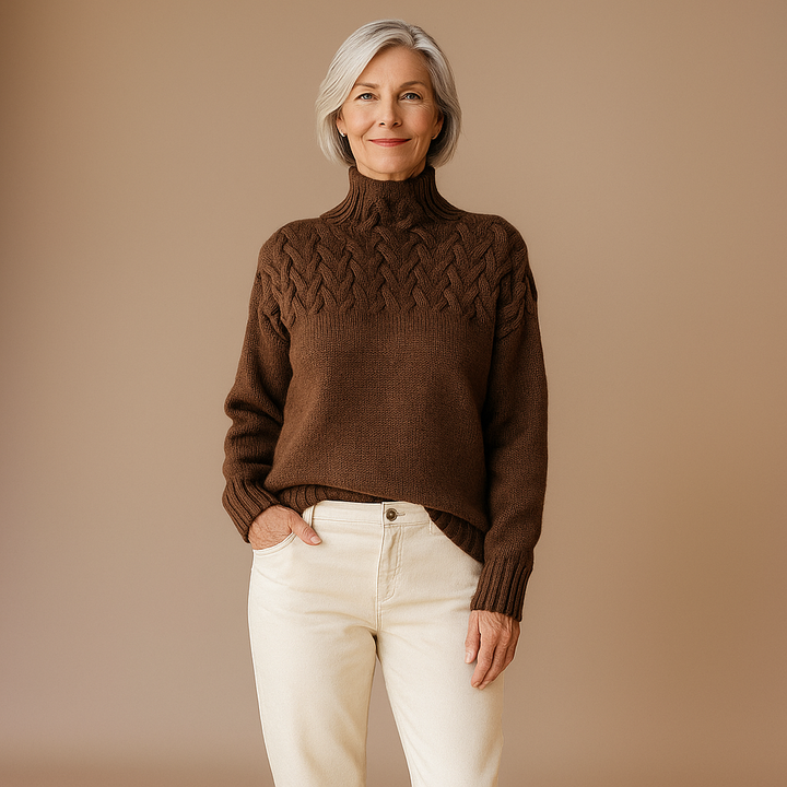 Brooke™ | Heritage Knit Sweater