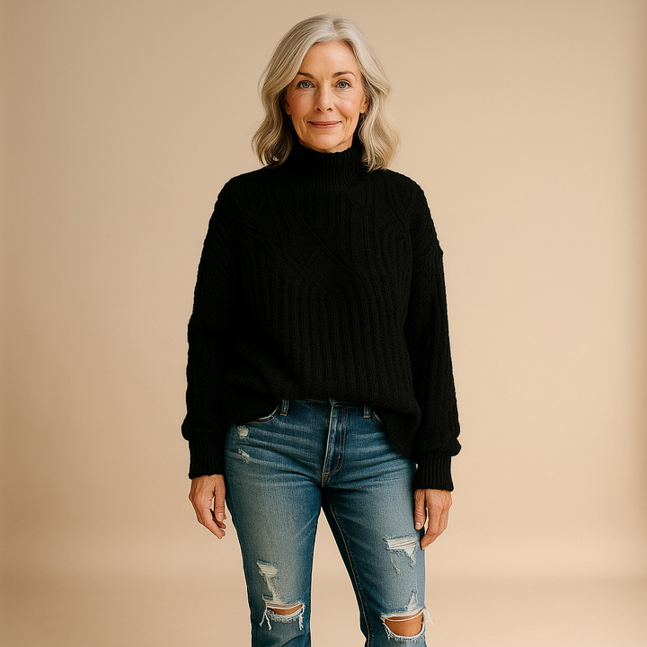 LUCINDA™ | CLASSIC CABLE KNIT SWEATER