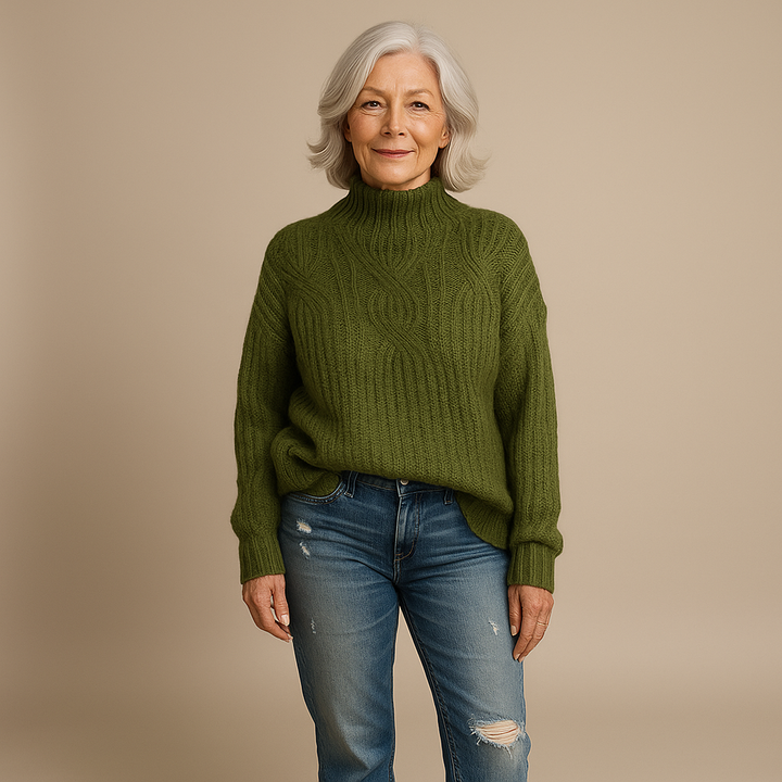 LUCINDA™ | CLASSIC CABLE KNIT SWEATER