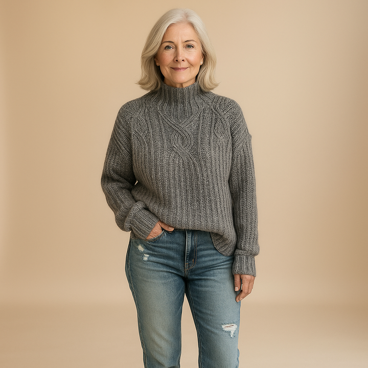 LUCINDA™ | CLASSIC CABLE KNIT SWEATER