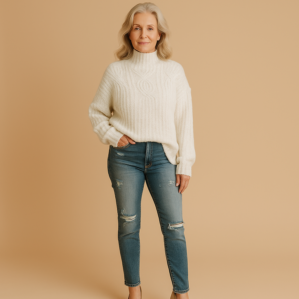 LUCINDA™ | CLASSIC CABLE KNIT SWEATER