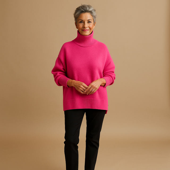 CHARLOTTE™ | SOFT SKY TURTLENECK SWEATER