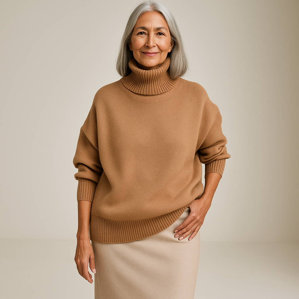 CHARLOTTE™ | SOFT SKY TURTLENECK SWEATER
