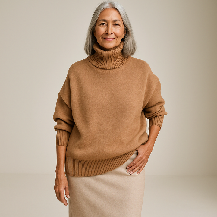 CHARLOTTE™ | SOFT SKY TURTLENECK SWEATER
