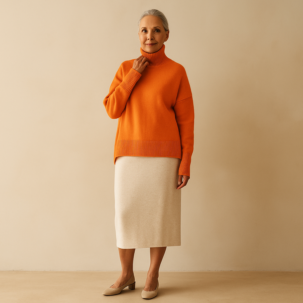 CHARLOTTE™ | SOFT SKY TURTLENECK SWEATER