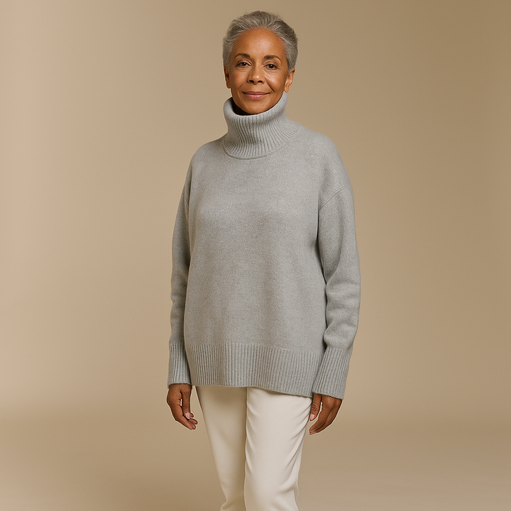 CHARLOTTE™ | SOFT SKY TURTLENECK SWEATER