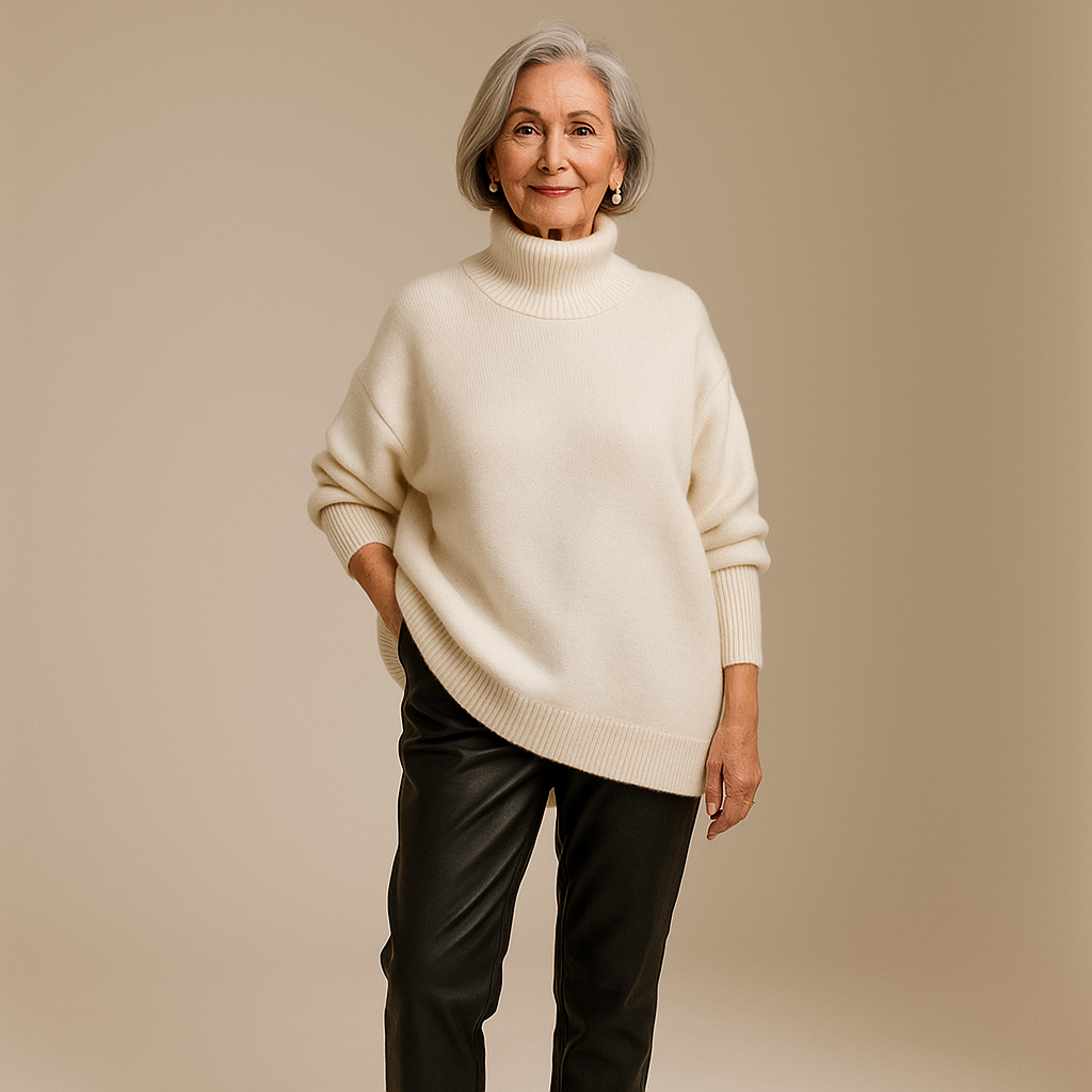 CHARLOTTE™ | SOFT SKY TURTLENECK SWEATER