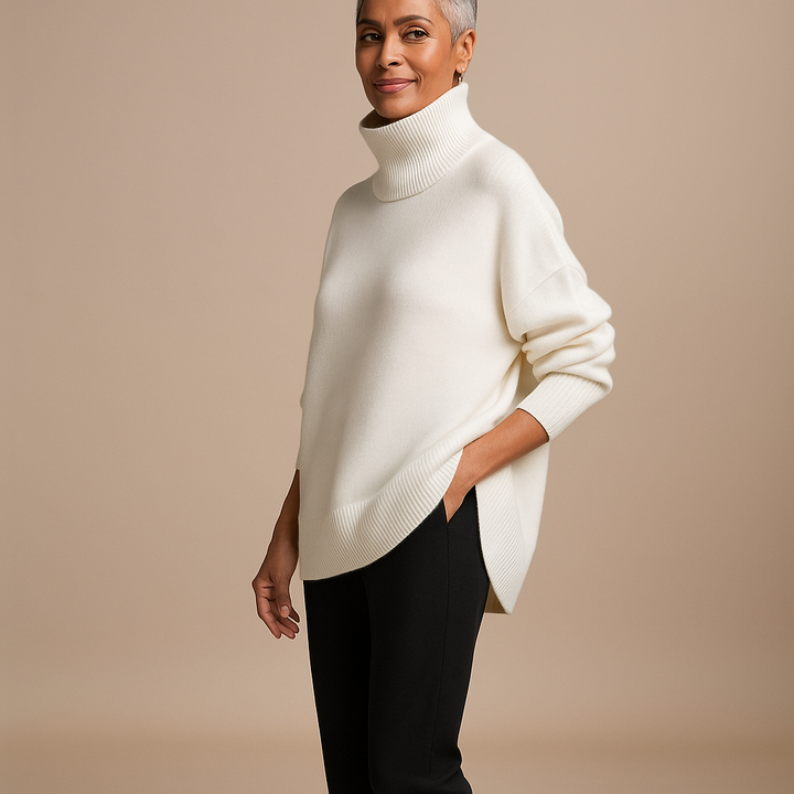 CHARLOTTE™ | SOFT SKY TURTLENECK SWEATER