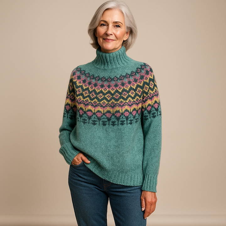 Brooke™ | Nordic Charm Winter Sweater
