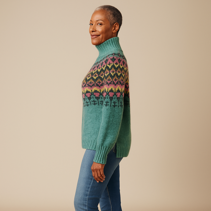Brooke™ | Nordic Charm Winter Sweater