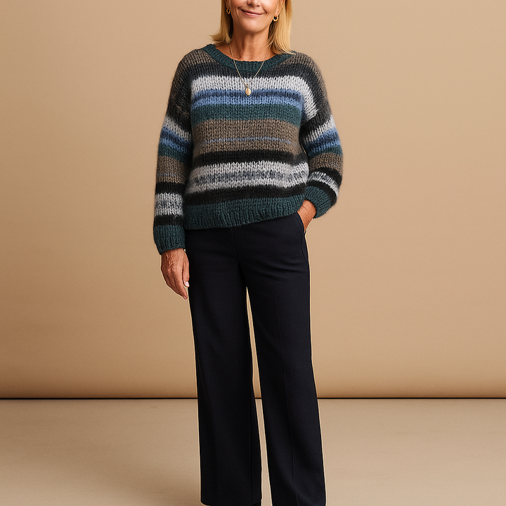 EMILY™ | STRIPE KNIT SWEATER