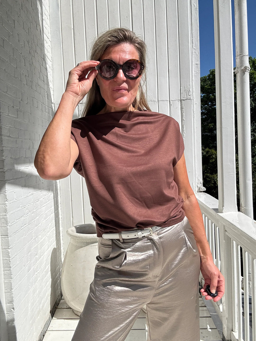 WILLIE™ | CARTOUCHE PRINT TOP