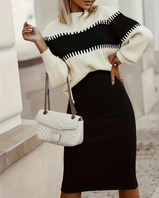 LEANA™ | CASUAL RIBBED TWO PIECE SET