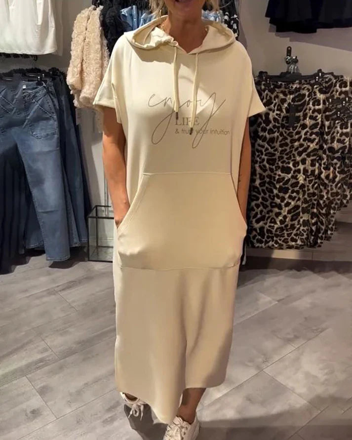 SASKIA™ | CASUAL HOODIE DRESS